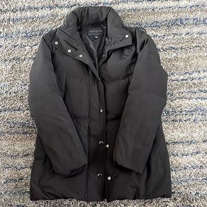 Black puffy jacket from banana republic